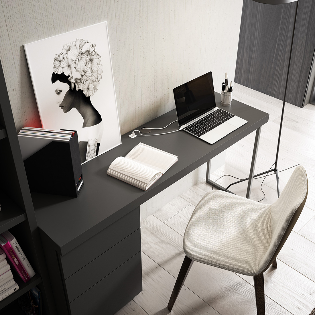 Espacios muy personales que impregnan de carácter el dormitorio.