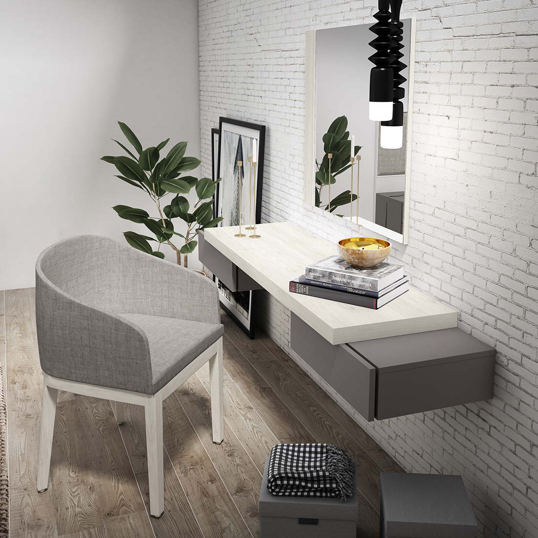 Espacios muy personales que impregnan de carácter el dormitorio.